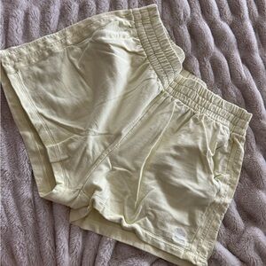 Adidas Originals Butter Yellow Sweat Shorts XL High Waist Lounge